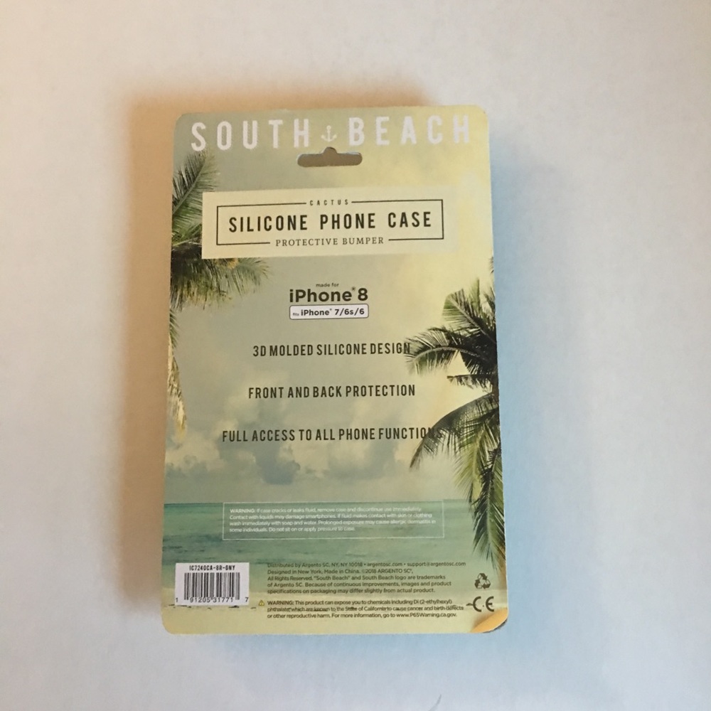 South Beach Silicone iPhone Case - Picture 2 of 2